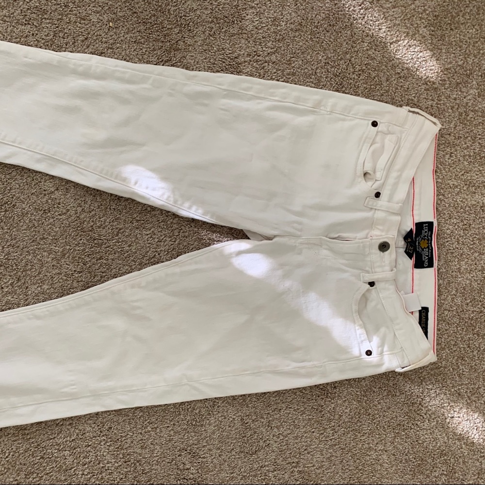 Lucky Brand White Skinny Jeans